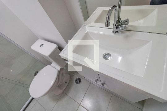 Studio - Banheiro - Torneira de kitnet/studio para alugar com 1 quarto, 24m² em Sé, São Paulo