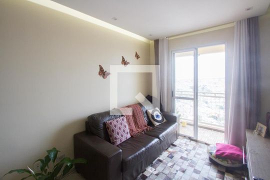 Sala de apartamento para alugar com 2 quartos, 54m² em Parque Maria Helena, São Paulo