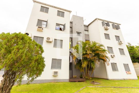 Fachada do bloco de apartamento à venda com 2 quartos, 52m² em Rondônia, Novo Hamburgo
