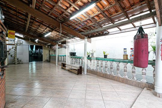 Churrasqueira de casa à venda com 3 quartos, 100m² em Jardim São Nicolau, São Paulo