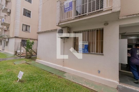 Fachada do bloco de apartamento para alugar com 2 quartos, 55m² em Santos Dumont, São Leopoldo