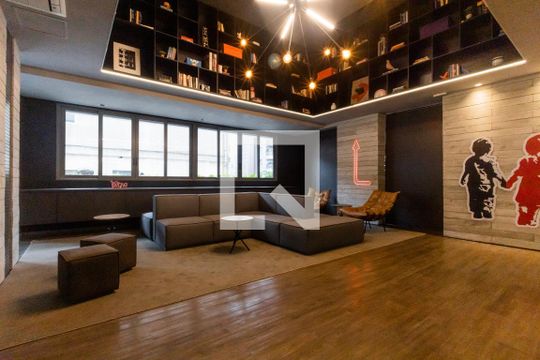 Área comum de apartamento à venda com 1 quarto, 71m² em Pinheiros, São Paulo