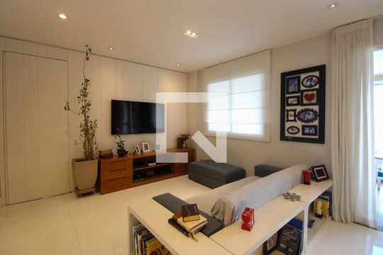 Sala  de apartamento à venda com 3 quartos, 127m² em Vila Andrade, São Paulo