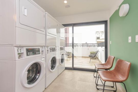 Área comum - Lavanderia de apartamento à venda com 1 quarto, 25m² em Bela Vista, São Paulo