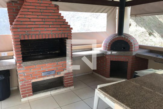 Área comum - Churrasqueira de apartamento para alugar com 2 quartos, 57m² em Umuarama, Osasco
