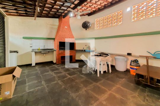 Área comum - Churrasqueira de casa de condomínio para alugar com 2 quartos, 46m² em Enseada, Guarujá