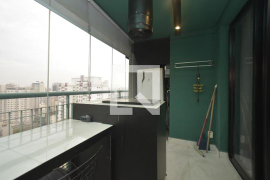 Cozinha/Varanda de kitnet/studio para alugar com 1 quarto, 35m² em Bela Vista, São Paulo