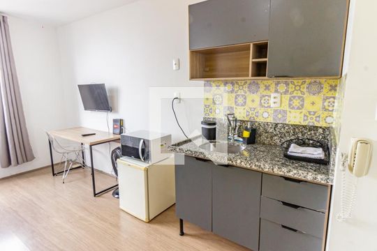 Cozinha de apartamento à venda com 1 quarto, 20m² em Brás, São Paulo