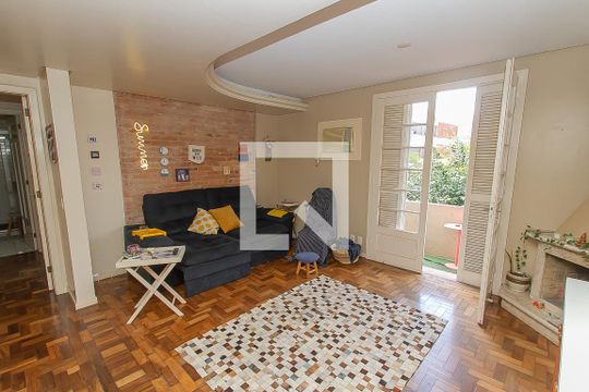 Sala de apartamento à venda com 2 quartos, 84m² em Rio Branco, Porto Alegre