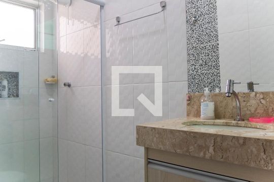 Banheiro da Suíte de casa à venda com 3 quartos, 125m² em Vila Florida, São Bernardo do Campo