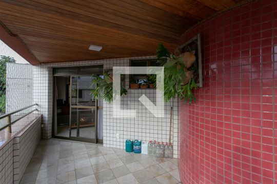 Varanda da Sala de apartamento à venda com 3 quartos, 245m² em Cidade Nova, Belo Horizonte