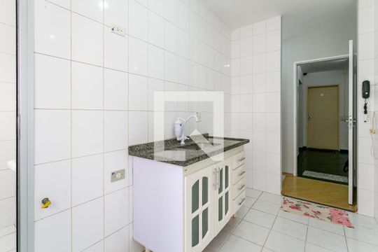 Cozinha de apartamento para alugar com 2 quartos, 55m² em Jardim Santo Ignacio, São Bernardo do Campo