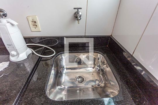 Detalhe da Área de Serviço de apartamento à venda com 2 quartos, 47m² em Vila Homero Thon, Santo André