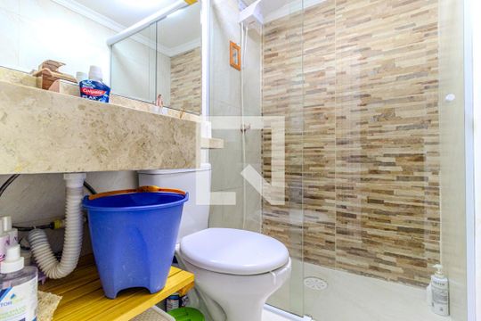 Banheiro de kitnet/studio à venda com 1 quarto, 40m² em Campos Elíseos, São Paulo