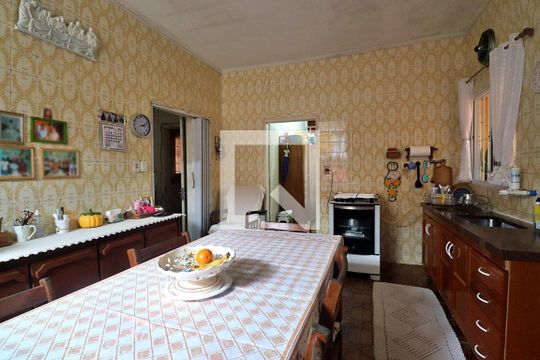 Cozinha de casa à venda com 3 quartos, 300m² em Jardim Santo Alberto, Santo André