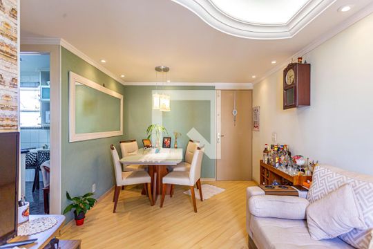 Sala de casa à venda com 2 quartos, 49m² em Vila Lutécia, Santo André