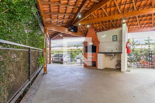 Área comum - Churrasqueira de casa à venda com 2 quartos, 49m² em Vila Lutécia, Santo André
