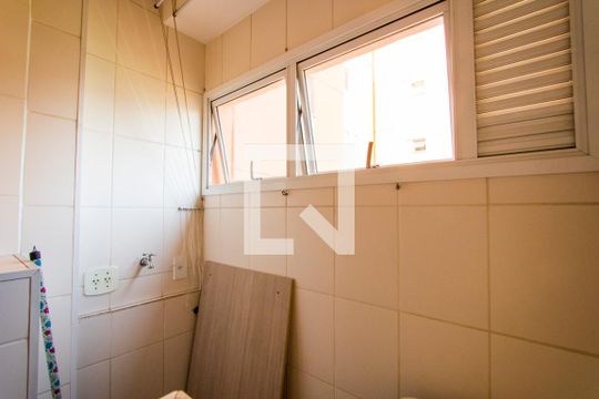 Área de serviço de apartamento à venda com 2 quartos, 49m² em Casa Branca, Santo André