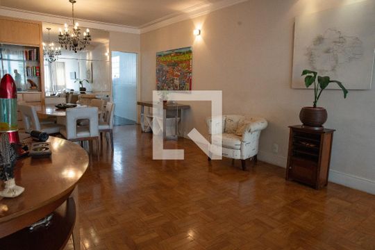 Sala de apartamento para alugar com 4 quartos, 208m² em Perdizes, São Paulo