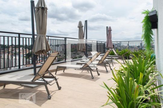 Área comum de apartamento para alugar com 2 quartos, 40m² em Jardim Paraíso, São Paulo