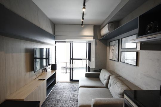 Sala de apartamento para alugar com 1 quarto, 38m² em Vila Mariana, São Paulo