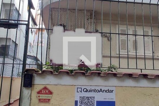 Fachada/ Cartaz QA de kitnet/studio à venda com 1 quarto, 42m² em Jardim Botânico, Rio de Janeiro