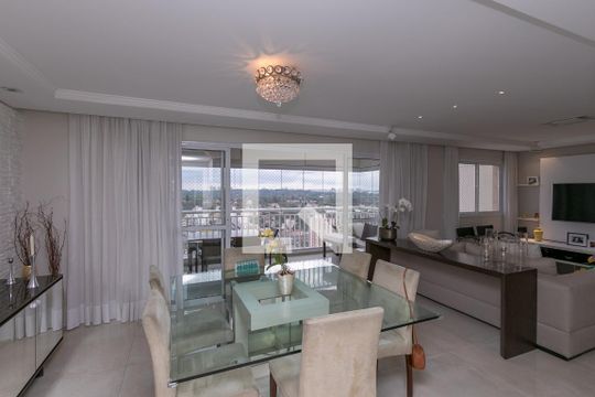 Sala de apartamento à venda com 3 quartos, 123m² em Vila Congonhas, São Paulo