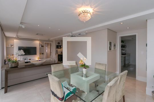 Sala de apartamento à venda com 3 quartos, 123m² em Vila Congonhas, São Paulo