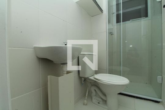 Banheiro Social de apartamento à venda com 2 quartos, 42m² em Recreio dos Bandeirantes, Rio de Janeiro