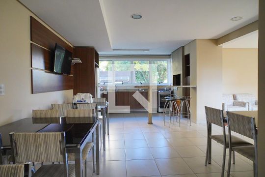 Área comum - Salão de festas de apartamento para alugar com 2 quartos, 73m² em Santa Cecília, Porto Alegre