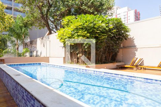 Área comum - Piscina de apartamento para alugar com 1 quarto, 42m² em Perdizes, São Paulo