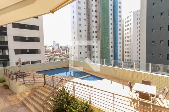 Área comum - Piscina de apartamento para alugar com 3 quartos, 120m² em Grajaú, Belo Horizonte