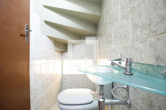 Banheiro de casa para alugar com 1 quarto, 24m² em Vila Cruzeiro, São Paulo