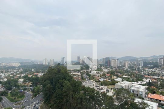 vista da Sacada de kitnet/studio para alugar com 1 quarto, 34m² em Alphaville Industrial, Barueri