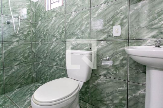 Banheiro da Suíte de casa para alugar com 4 quartos, 120m² em Ouro Minas, Belo Horizonte