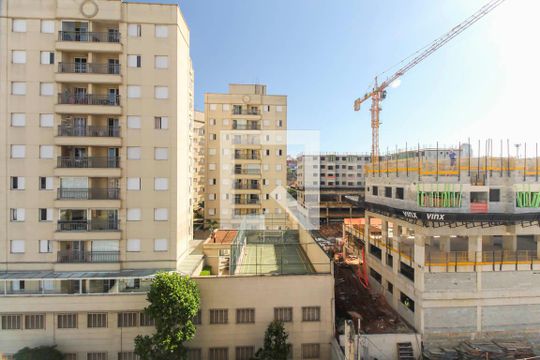 Varanda da Sala de apartamento para alugar com 1 quarto, 28m² em Vila Tolstoi, São Paulo