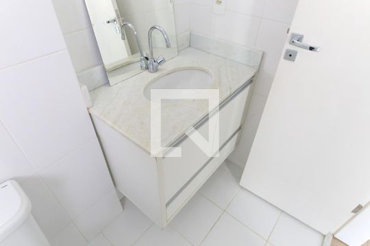 Banheiro da Suíte de apartamento para alugar com 1 quarto, 55m² em Jardim das Colinas, São José dos Campos