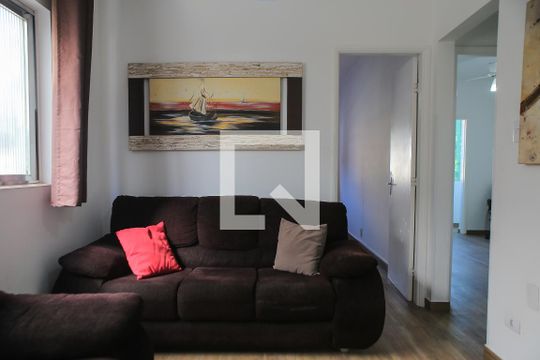 Sala de apartamento para alugar com 2 quartos, 60m² em Aparecida, Santos
