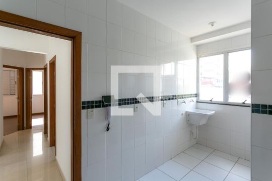 Cozinha e Área de Serviço de apartamento à venda com 3 quartos, 90m² em Funcionários, Belo Horizonte