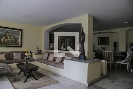Sala de apartamento para alugar com 5 quartos, 300m² em Boqueirão, Santos