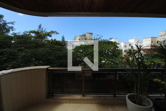Vista - Sala de apartamento à venda com 2 quartos, 75m² em Recreio dos Bandeirantes, Rio de Janeiro