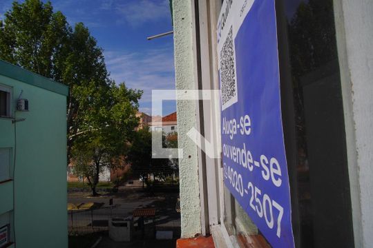 Sala_Vista  de apartamento à venda com 1 quarto, 48m² em Rubem Berta, Porto Alegre