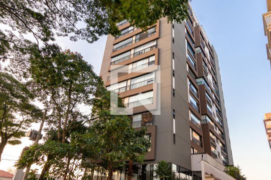Fachada de apartamento para alugar com 1 quarto, 66m² em Campo Belo, São Paulo