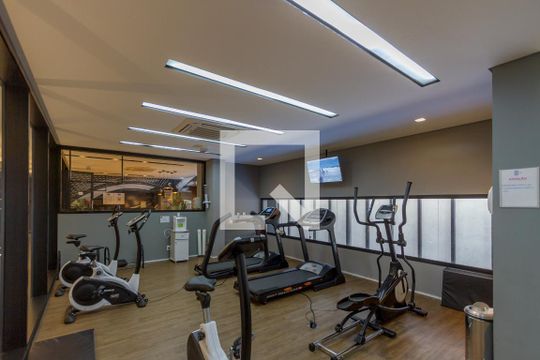 Academia de apartamento para alugar com 1 quarto, 66m² em Campo Belo, São Paulo