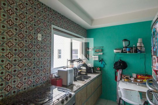 Cozinha de apartamento à venda com 3 quartos, 132m² em Tamboré, Santana de Parnaíba