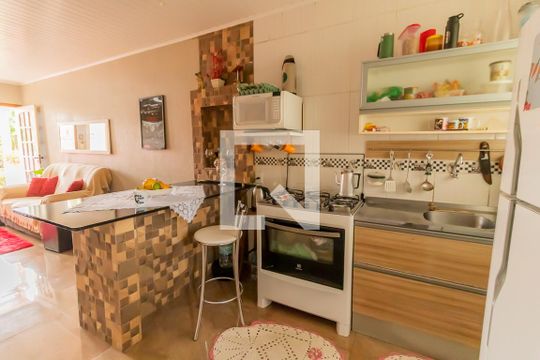 Cozinha de casa à venda com 2 quartos, 96m² em São Miguel, São Leopoldo