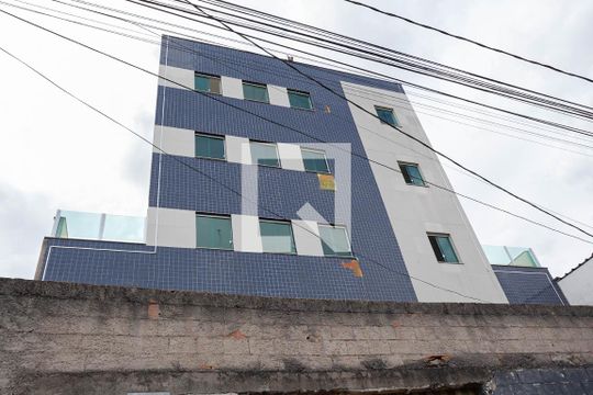 Fachada do prédio de kitnet/studio para alugar com 1 quarto, 23m² em Dona Clara, Belo Horizonte