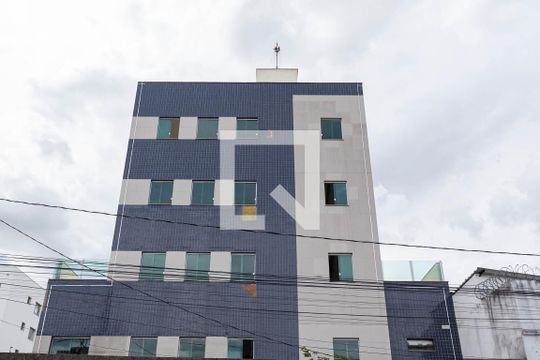 Fachada do prédio de kitnet/studio para alugar com 1 quarto, 23m² em Dona Clara, Belo Horizonte