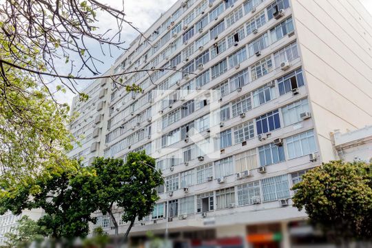 Fachada de apartamento para alugar com 1 quarto, 30m² em Botafogo, Rio de Janeiro