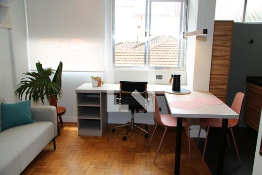 Sala de apartamento à venda com 1 quarto, 49m² em Vila Mariana, São Paulo